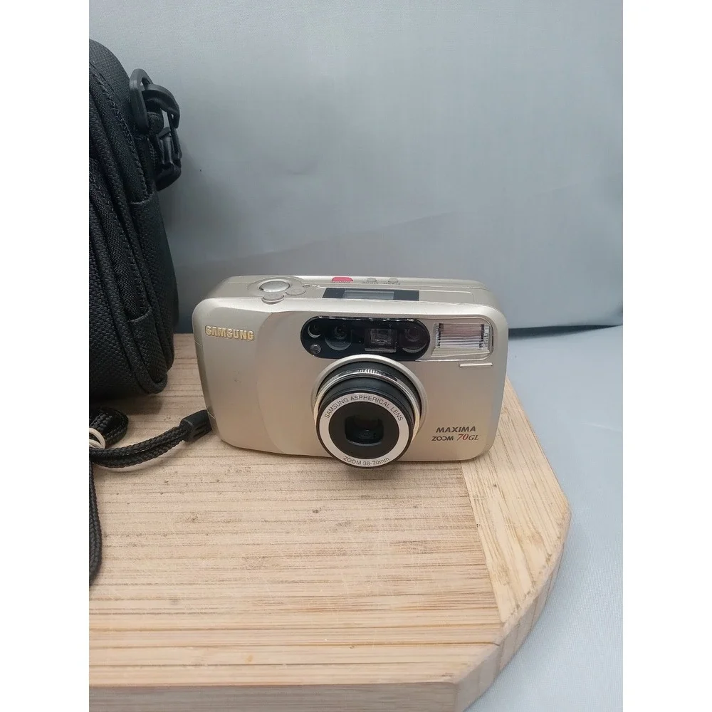 Samsung Maxima 80GL‎ 35mm Point & Shoot Film Camera FEW BLEMISHES Tested Works